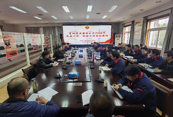 公司召開會(huì)議傳達(dá)集團(tuán)公司黨建工作、紀(jì)檢工作會(huì)議精神