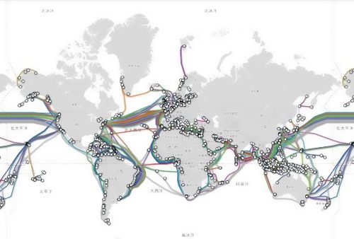 海底電纜分布圖